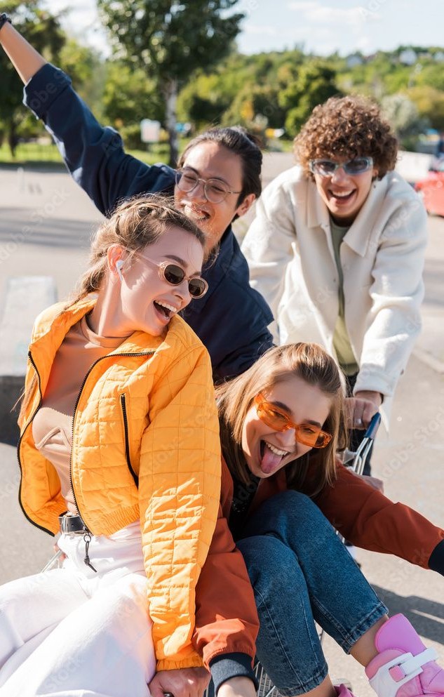 Group of friends enjoying time together